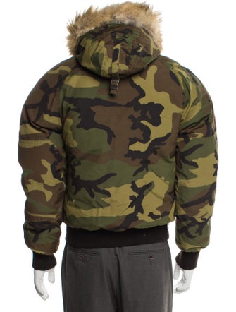 Canada Goose Camouflage Print Puffer Coat