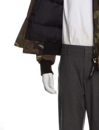 Canada Goose Camouflage Print Puffer Coat