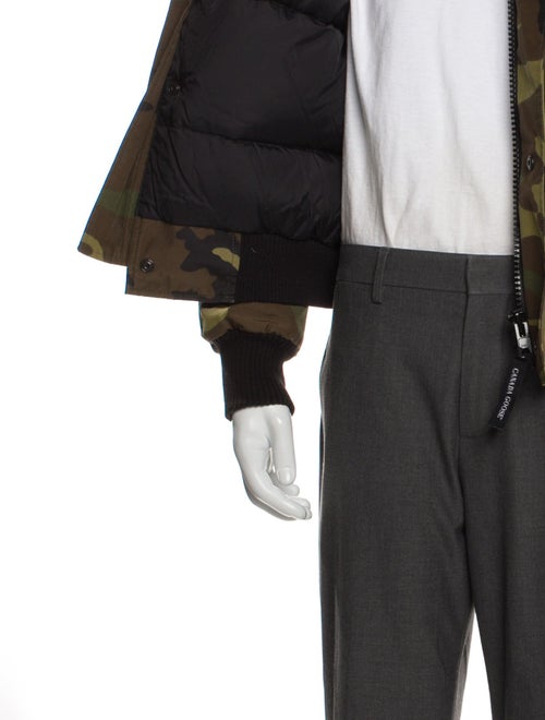 Canada Goose Camouflage Print Puffer Coat