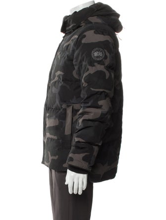 Canada Goose Camouflage Print Puffer Coat