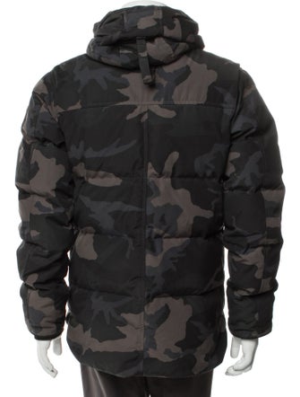 Canada Goose Camouflage Print Puffer Coat