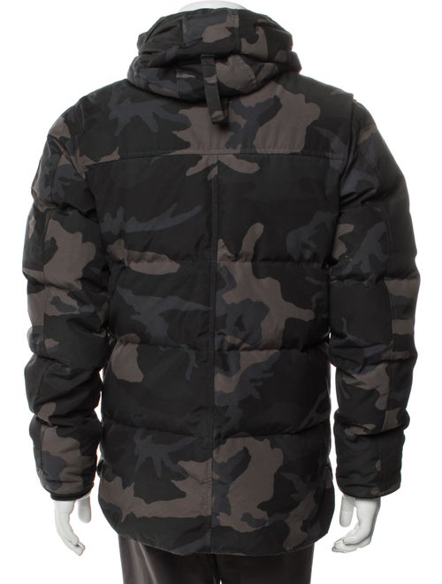 Canada Goose Camouflage Print Puffer Coat