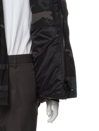 Canada Goose Camouflage Print Puffer Coat