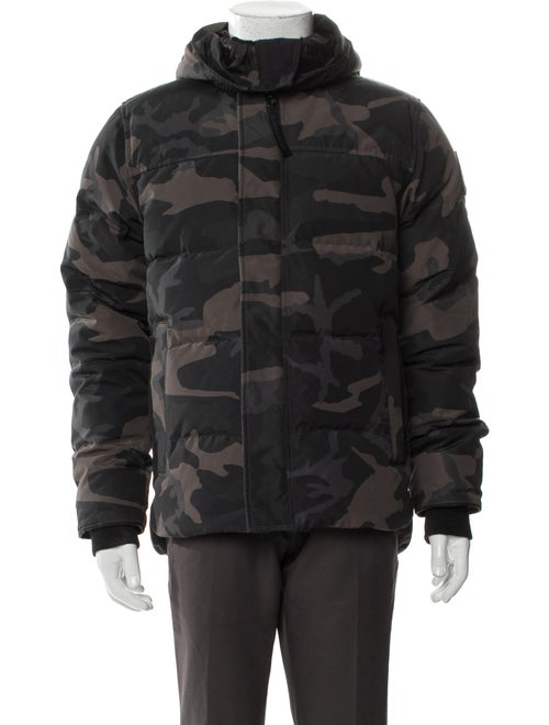 Canada Goose Camouflage Print Puffer Coat