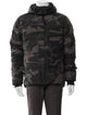 Canada Goose Camouflage Print Puffer Coat