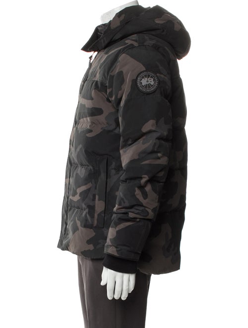 Canada Goose Camouflage Print Puffer Coat