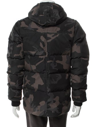 Canada Goose Camouflage Print Puffer Coat