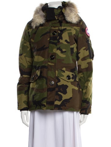 Canada Goose Coats Camouflage Print Parka S
