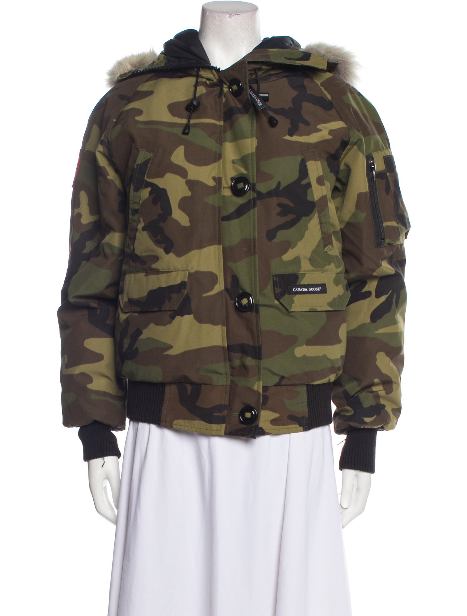 Canada Goose Camouflage Print Parka