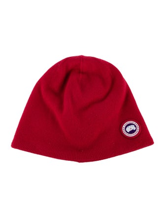 Canada Goose Kids Boys' Solid Embroidered Wool Beanie