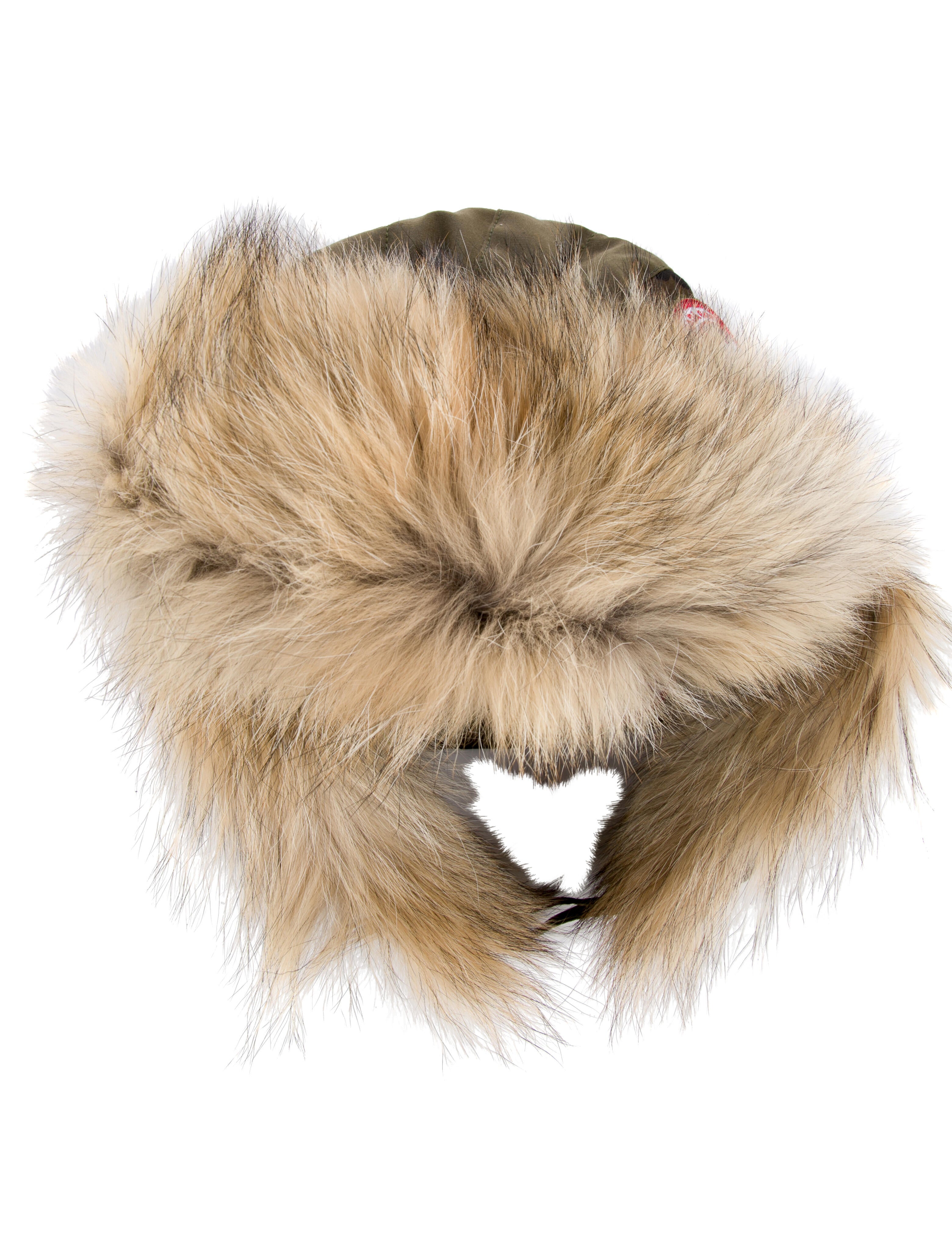 Canada Goose Printed Fur-Trimmed Pilot Hat