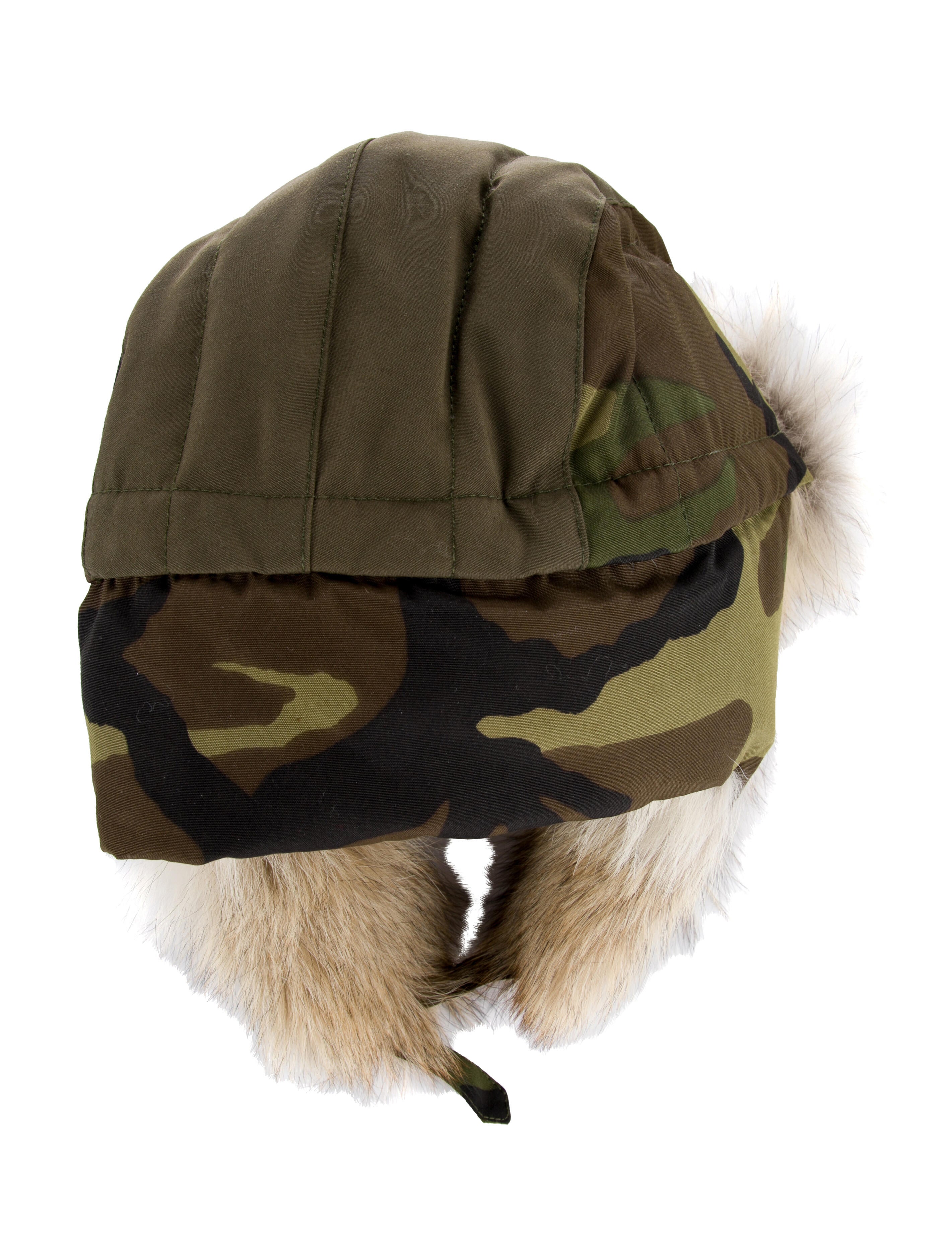 Canada Goose Printed Fur-Trimmed Pilot Hat