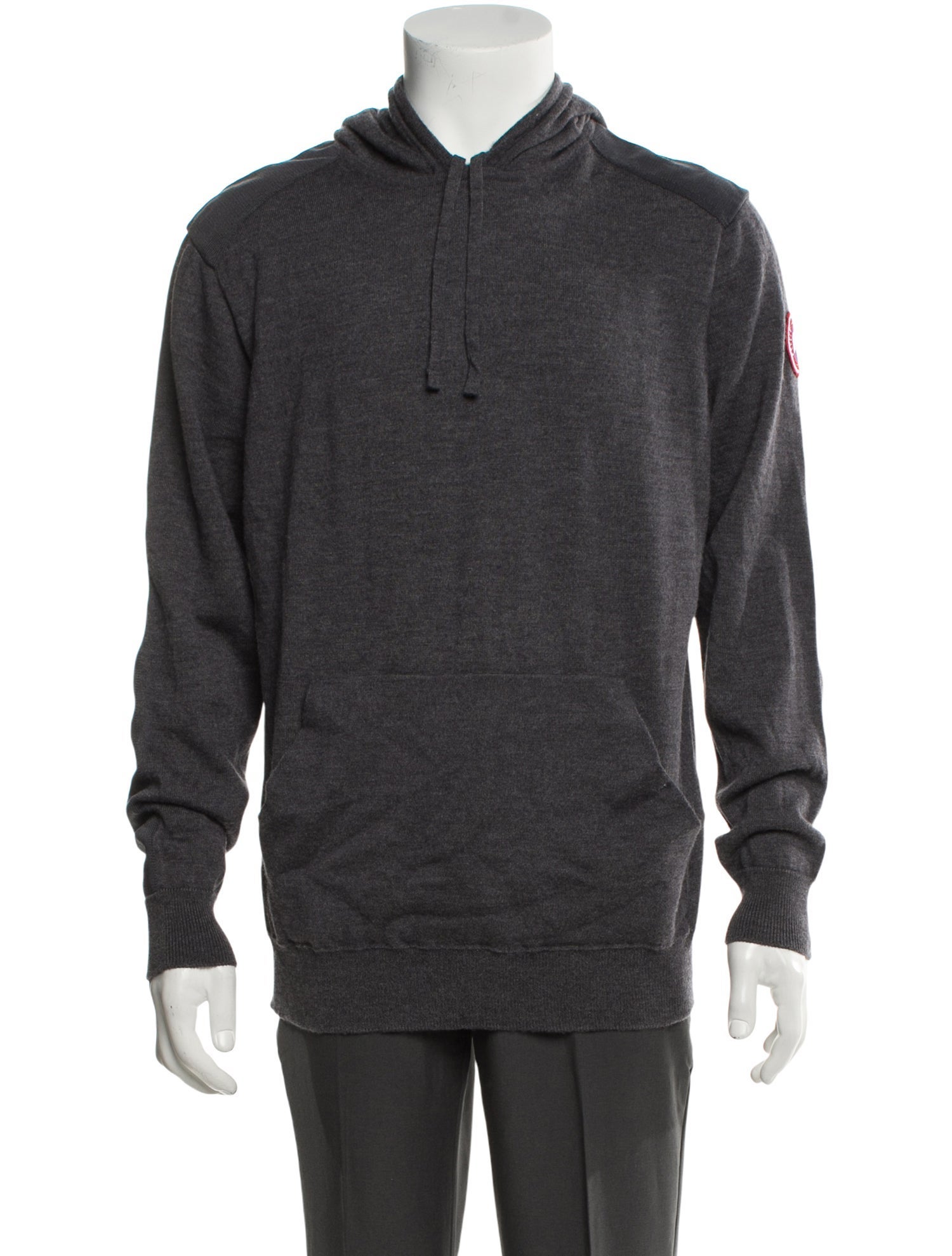 Canada Goose Wool V-Neck Hoodie