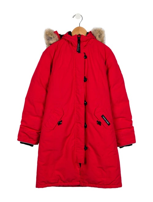 Canada Goose Boys' Brittania Fur Trimmed Down Parka