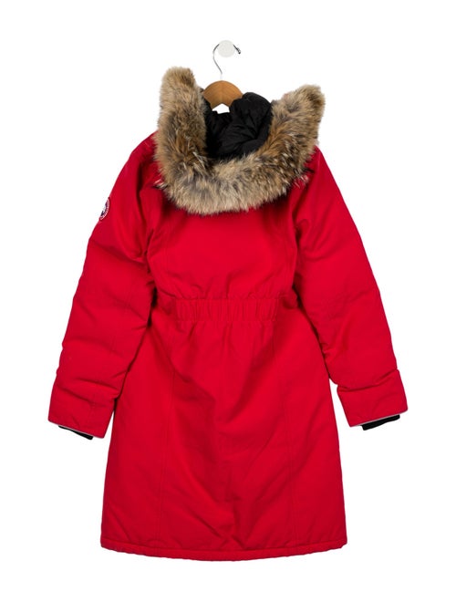 Canada Goose Boys' Brittania Fur Trimmed Down Parka
