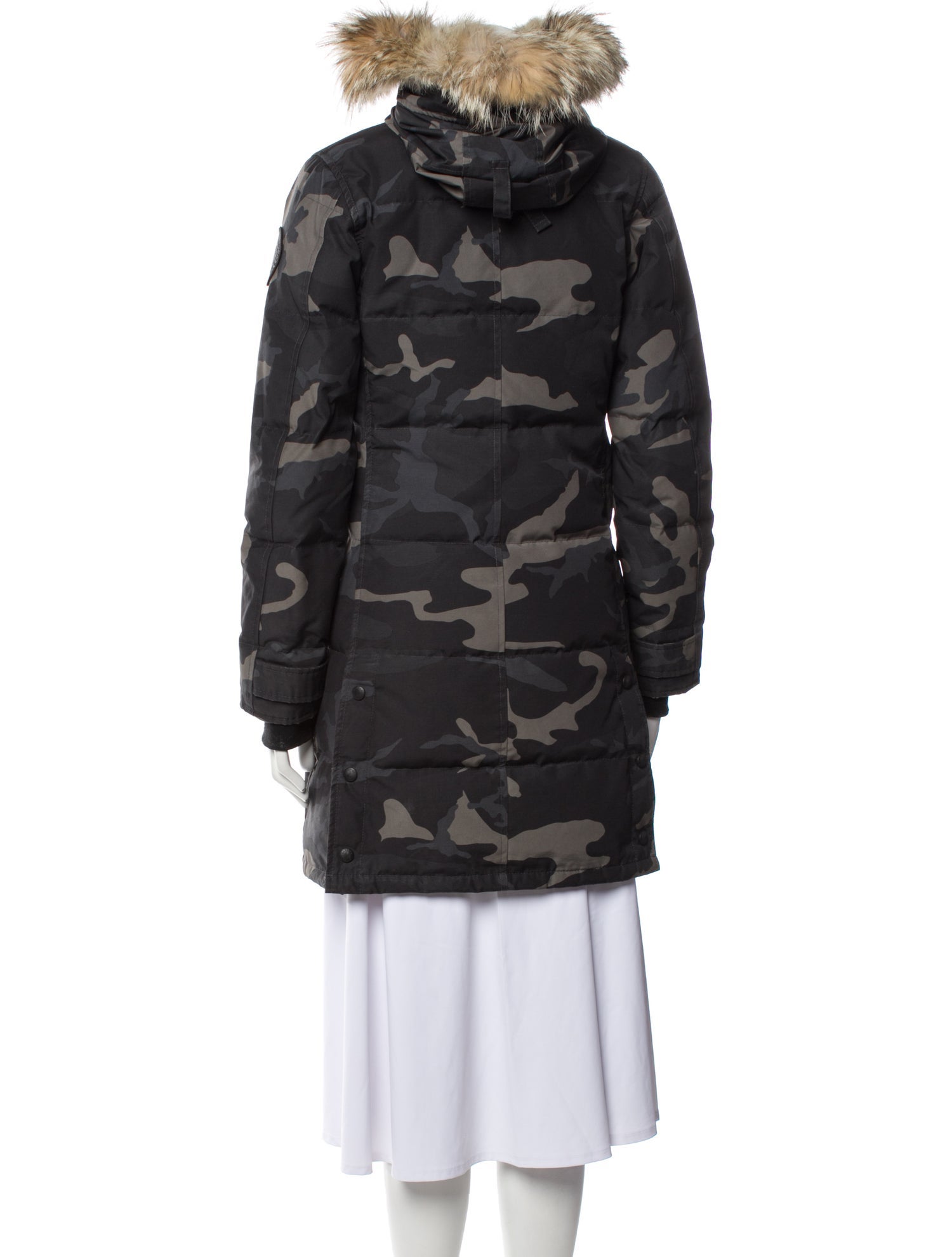 Canada Goose Camouflage Print Down Coat