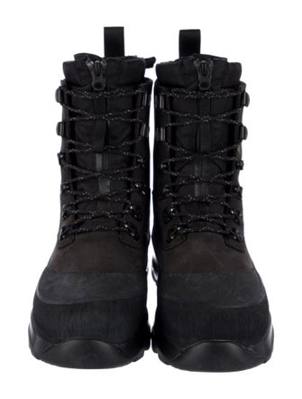 Canada Goose Leather Combat Boots