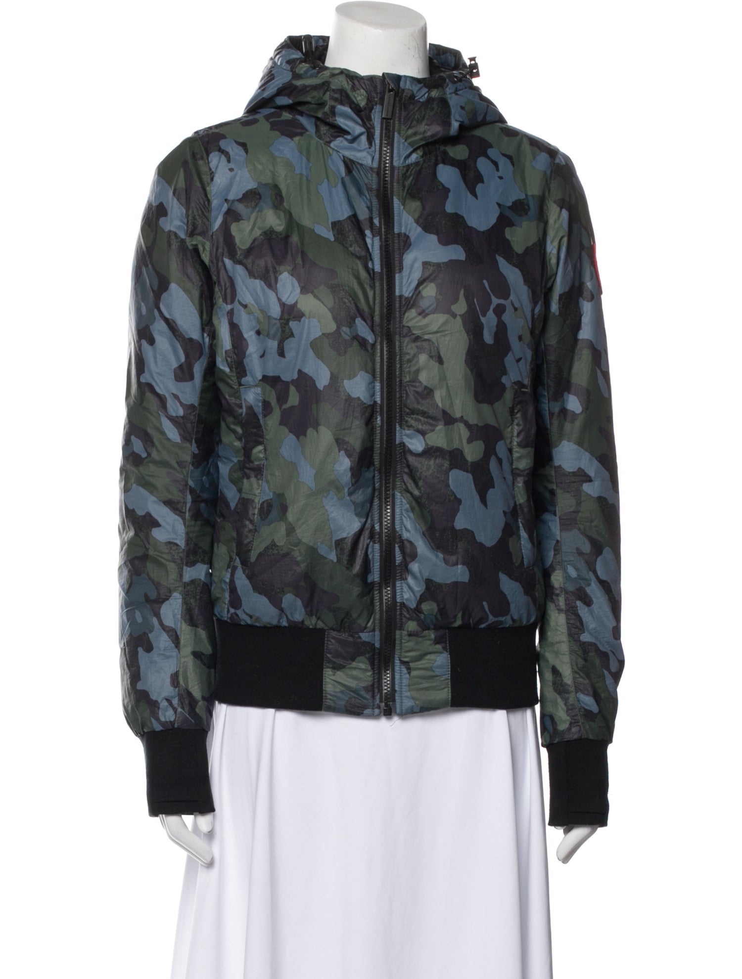 Canada Goose Nylon Camouflage Print Down Coat