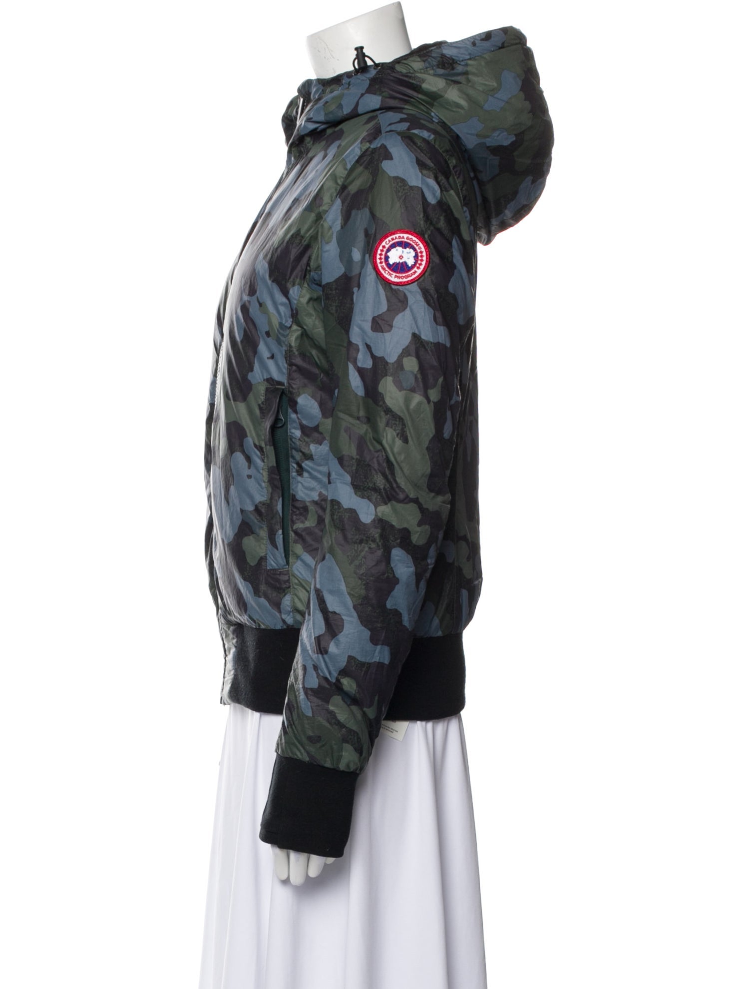 Canada Goose Nylon Camouflage Print Down Coat