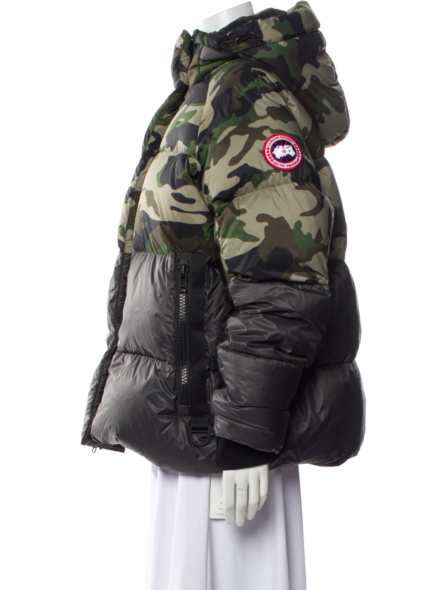 Canada Goose Camouflage Print Down Jacket