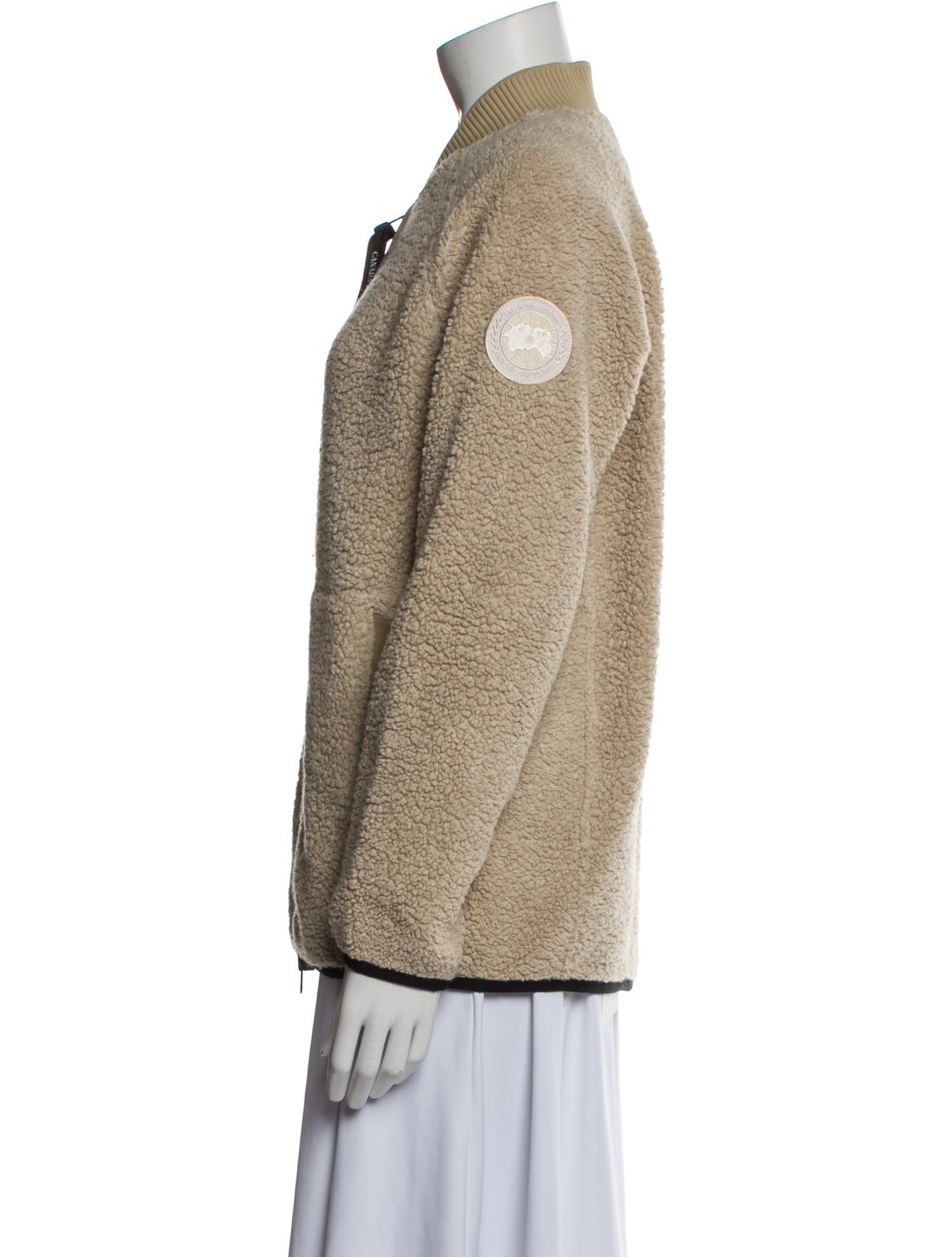 Canada Goose Wool Faux Fur Jacket