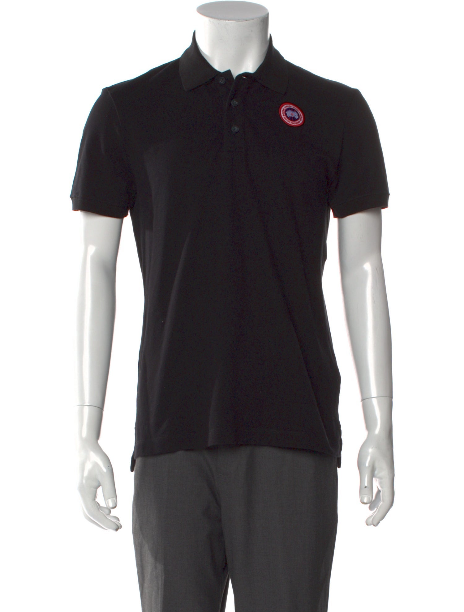 Canada Goose Collar Short Sleeve Polo Shirt