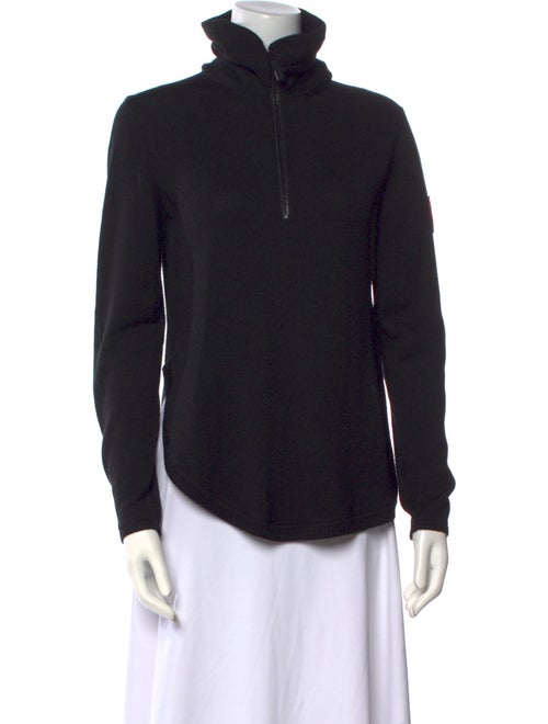 Canada Goose Wool Mock Neck Sweater