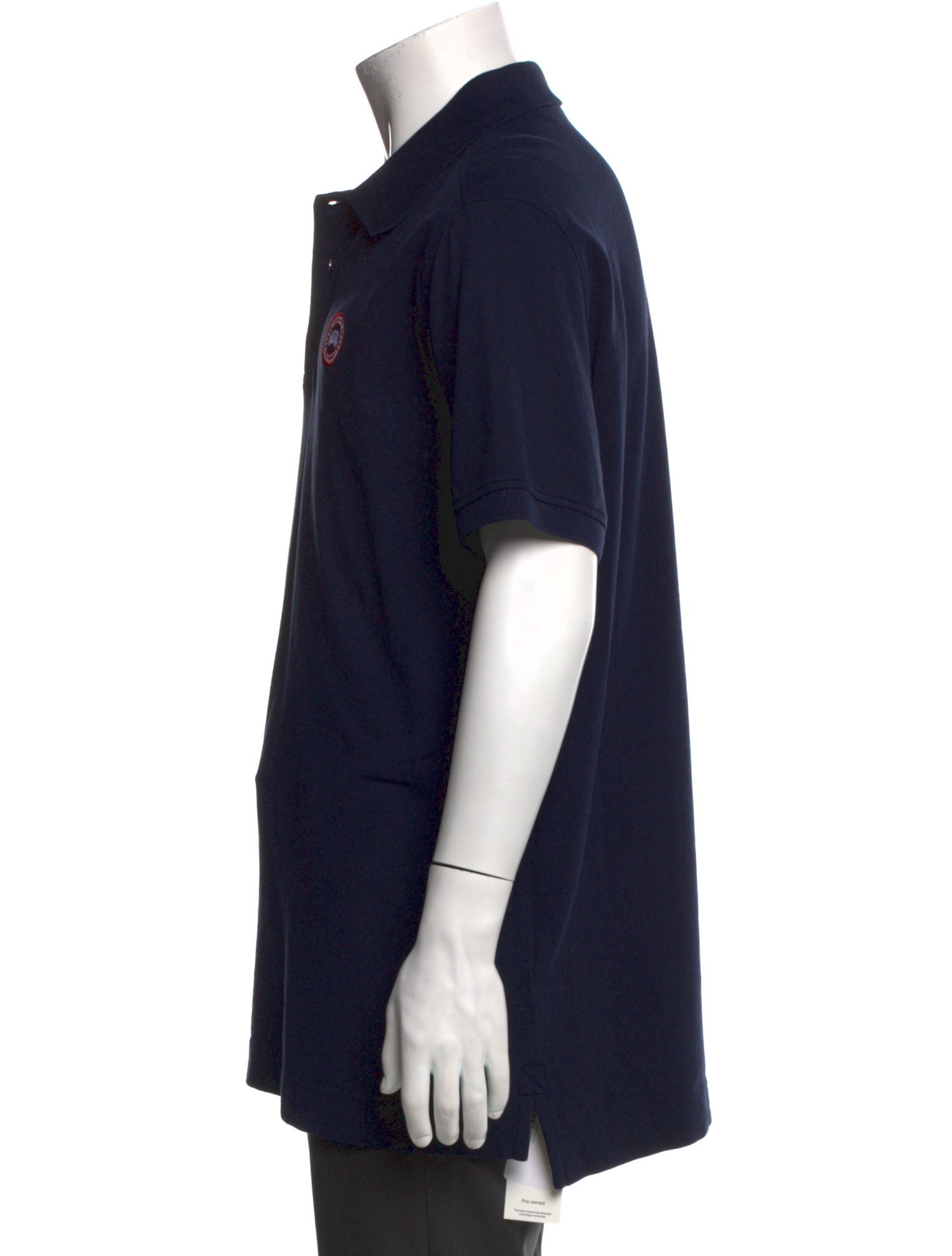 Canada Goose Collar Short Sleeve Polo Shirt