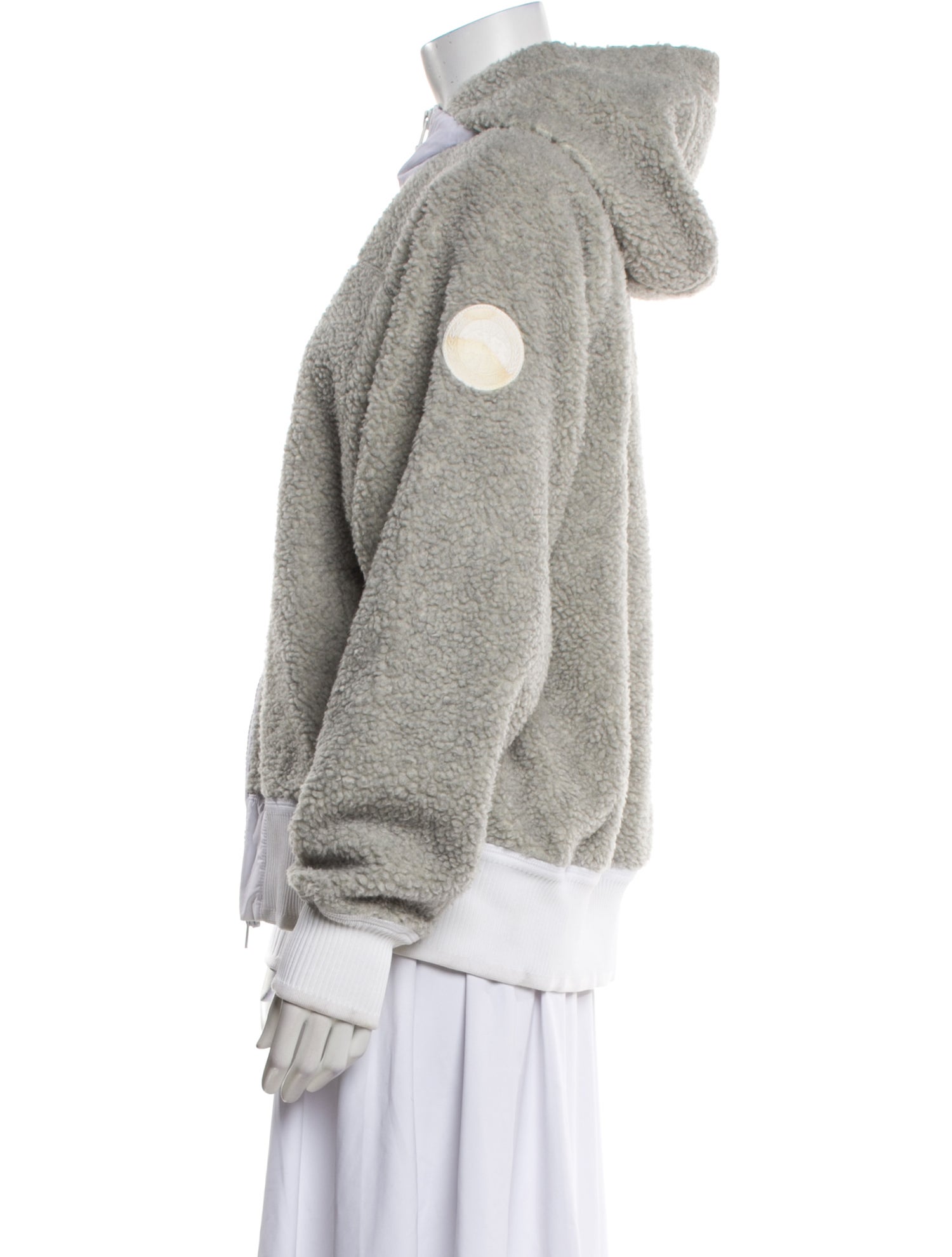 Canada Goose Wool Faux Fur Jacket