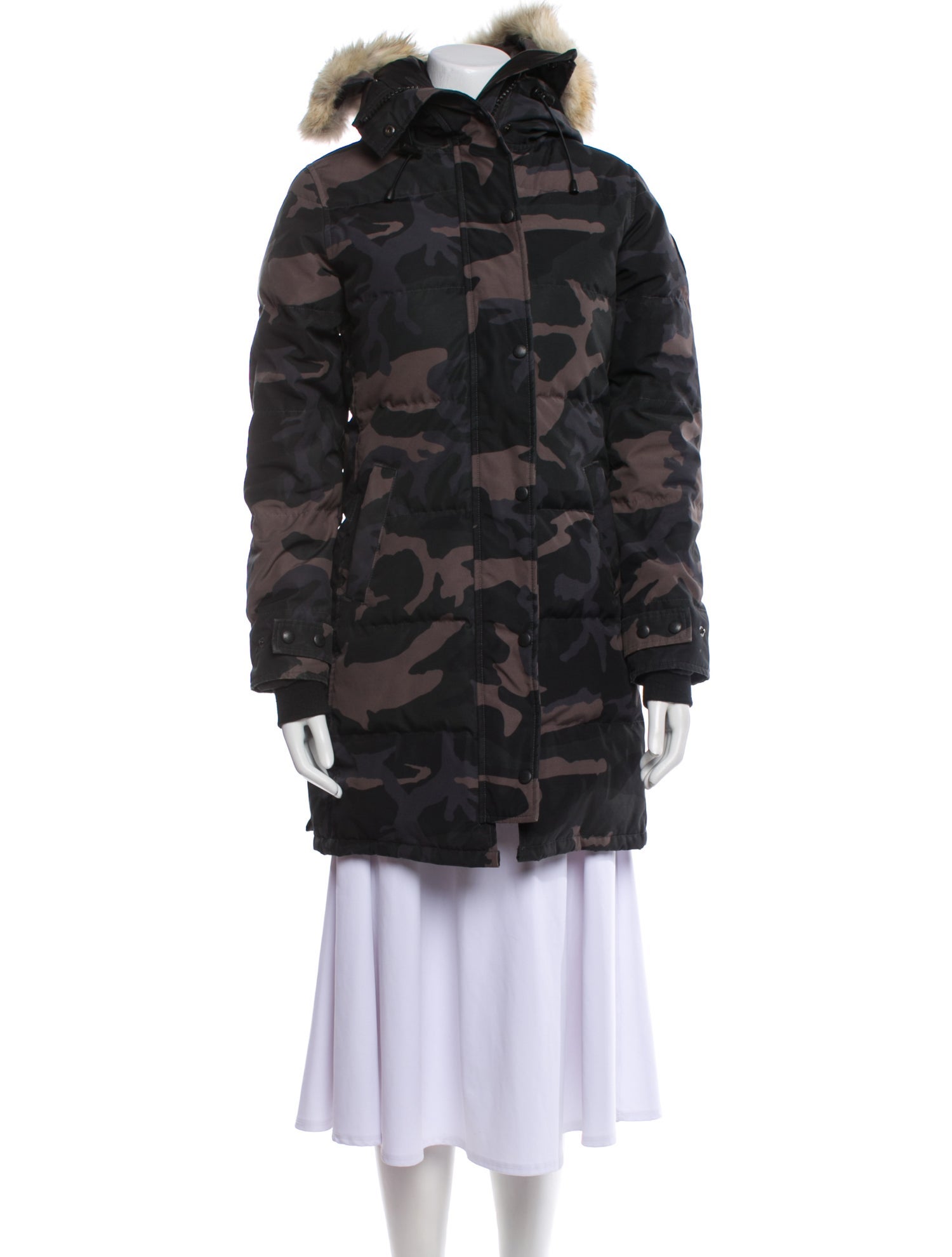 Canada Goose Printed Fur Coat