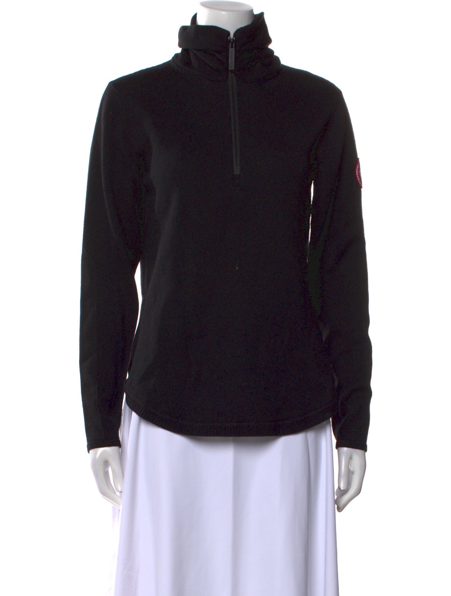 Canada Goose Merino Wool Mock Neck Sweater