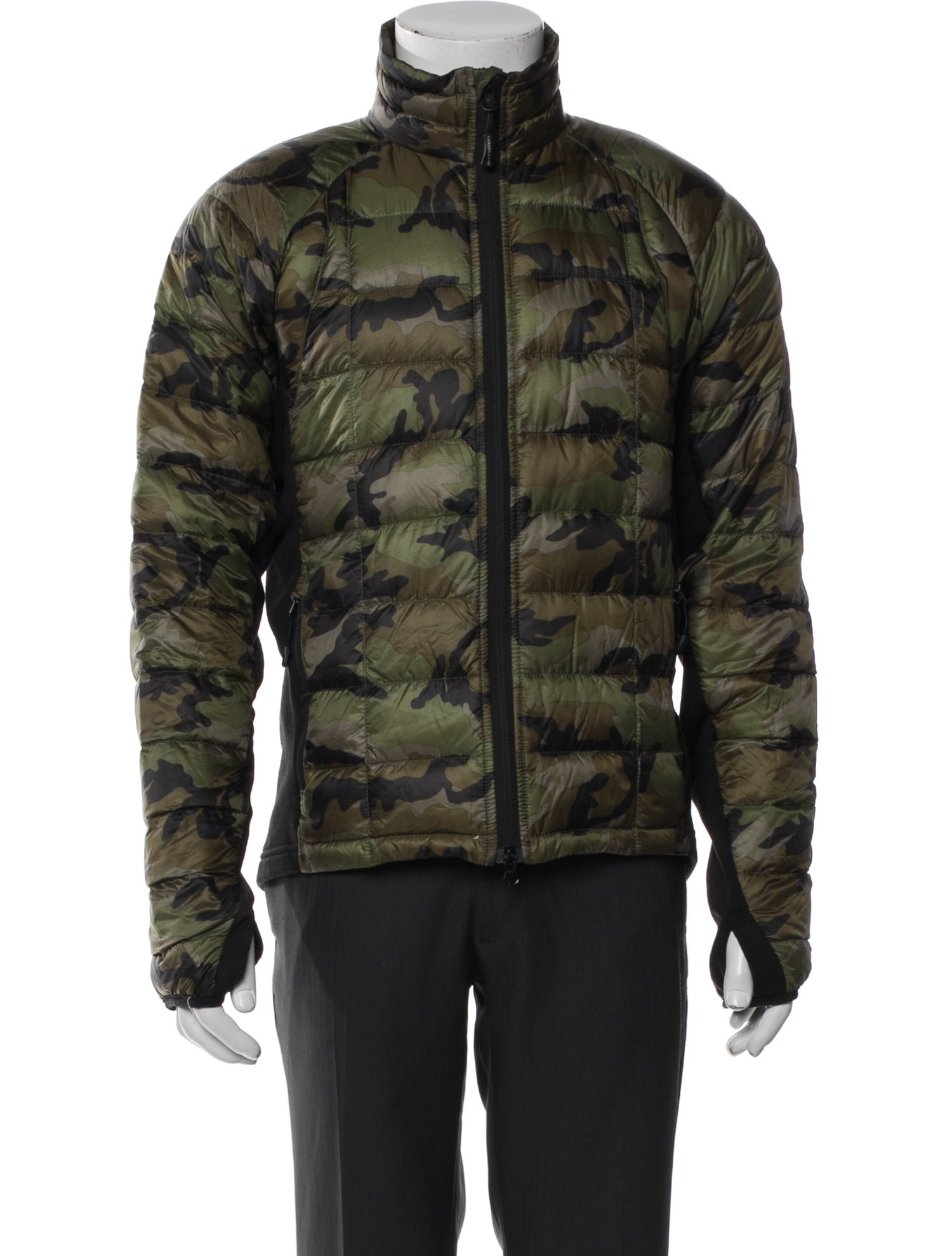 Canada Goose Camouflage Print Puffer Coat