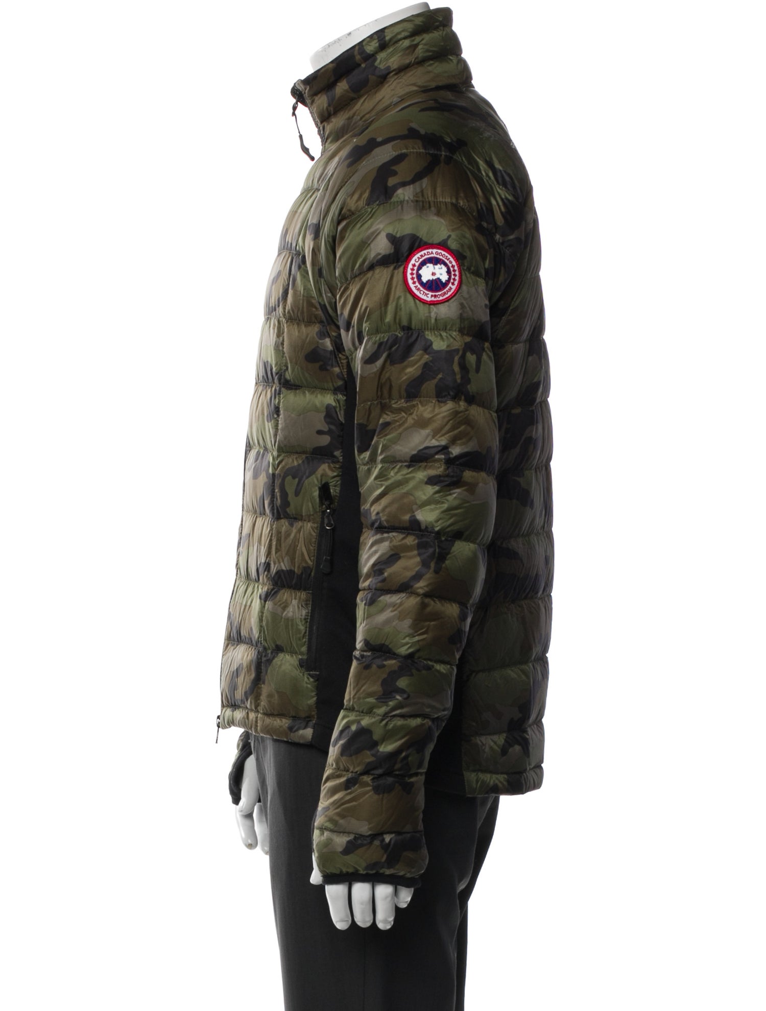 Canada Goose Camouflage Print Puffer Coat