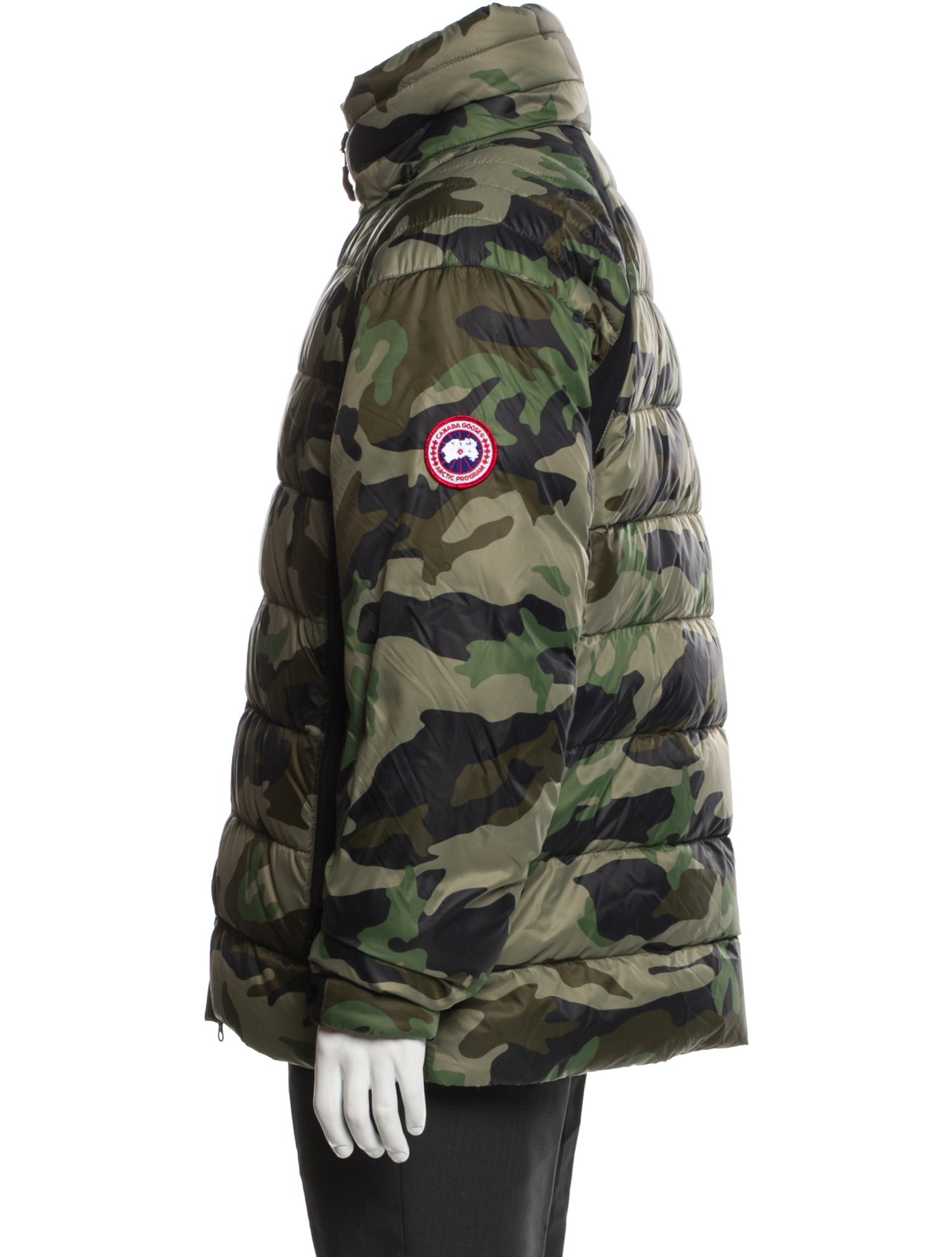 Canada Goose Camouflage Print Puffer Coat