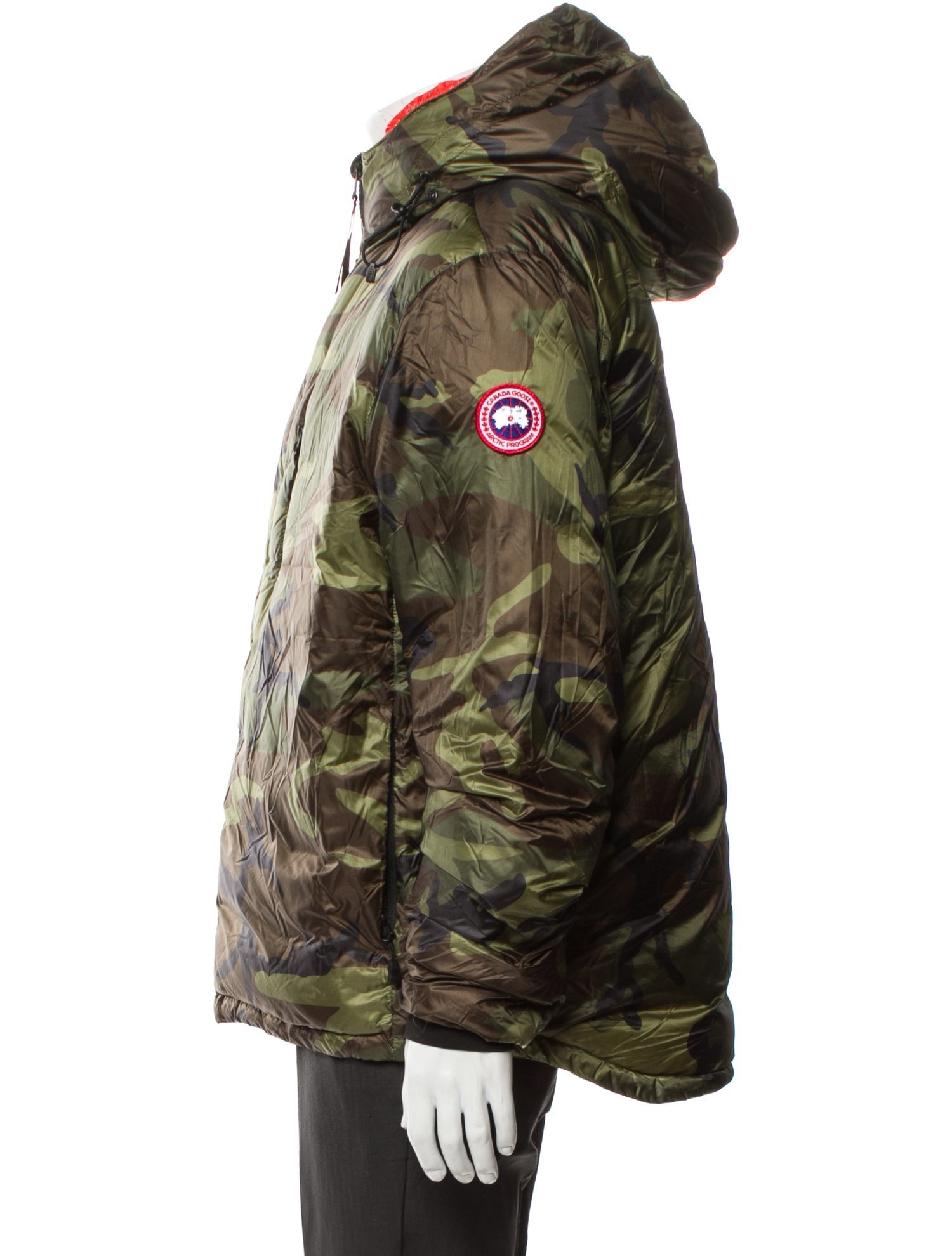 Canada Goose Camouflage Print Puffer Coat
