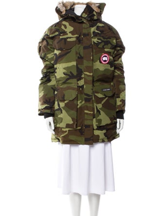 Canada Goose Floral Print Down Coat