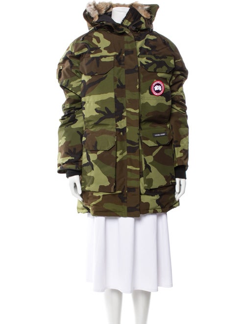 Canada Goose Floral Print Down Coat