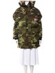 Canada Goose Floral Print Down Coat