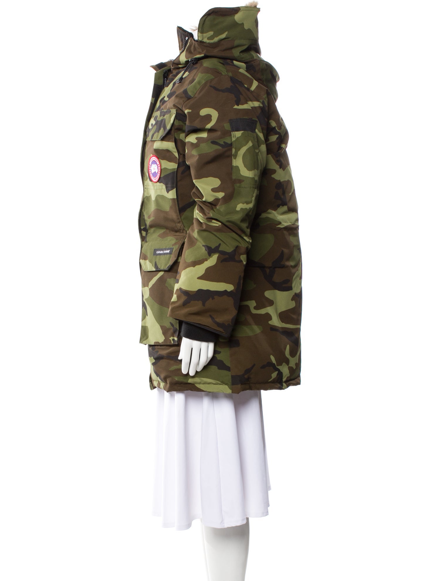 Canada Goose Floral Print Down Coat
