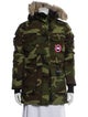 Canada Goose Camouflage Print Down Coat