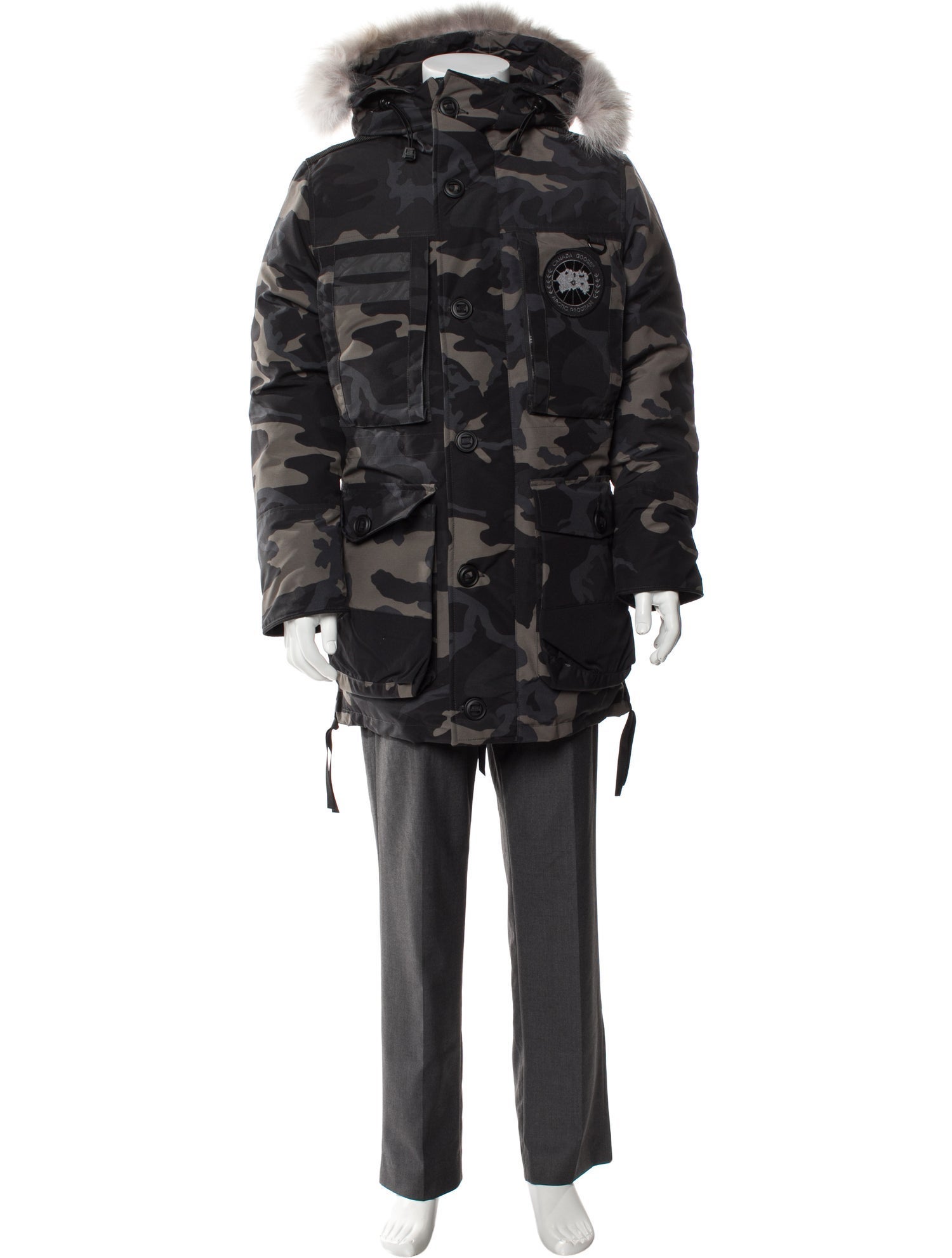 Canada Goose Camouflage Print Parka