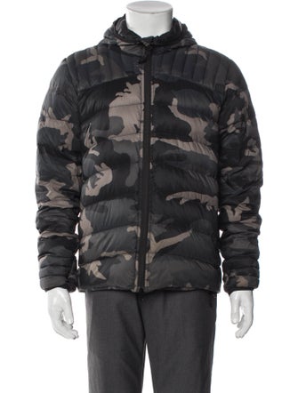 Canada Goose Camouflage Print Puffer Coat