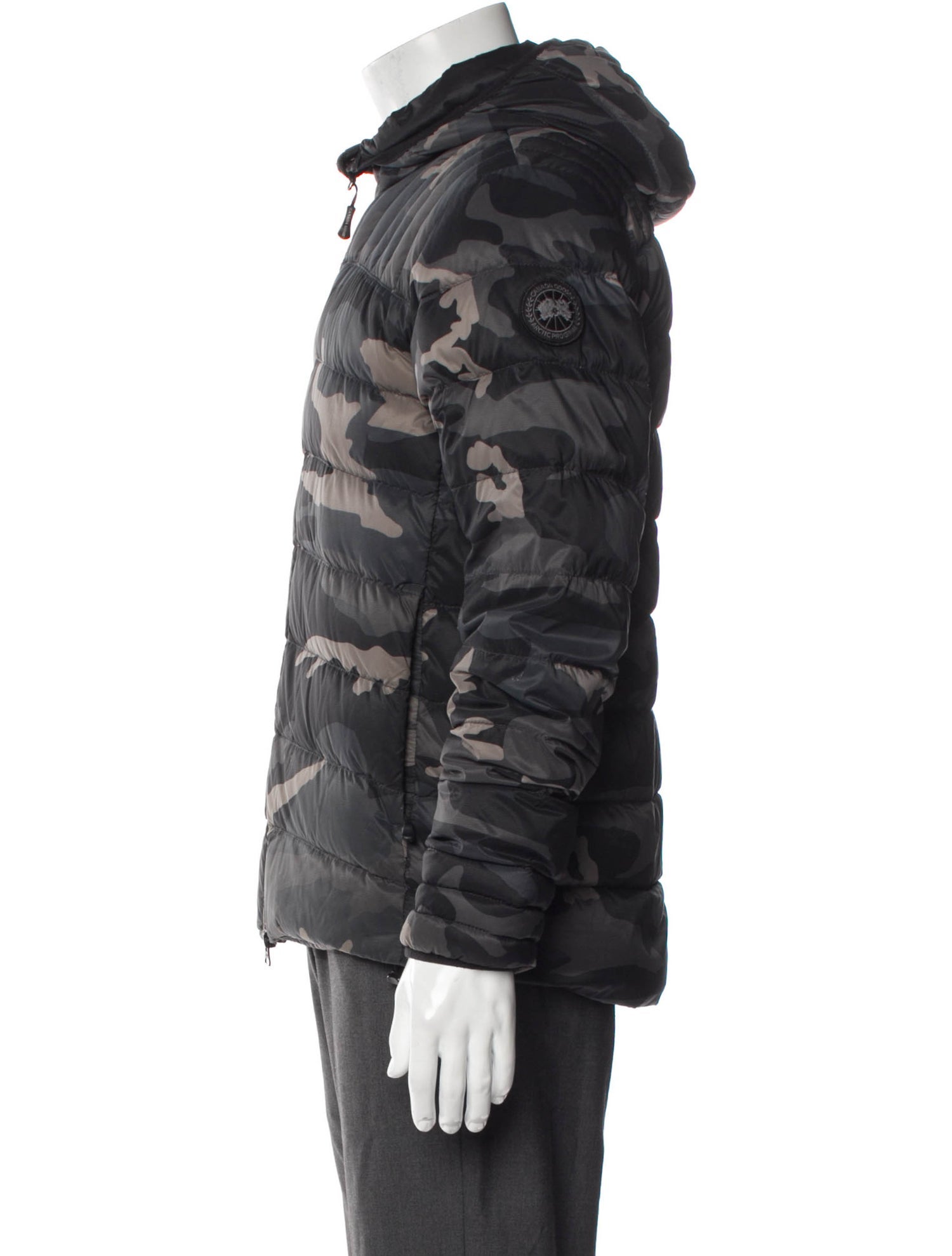 Canada Goose Camouflage Print Puffer Coat