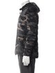 Canada Goose Camouflage Print Puffer Coat