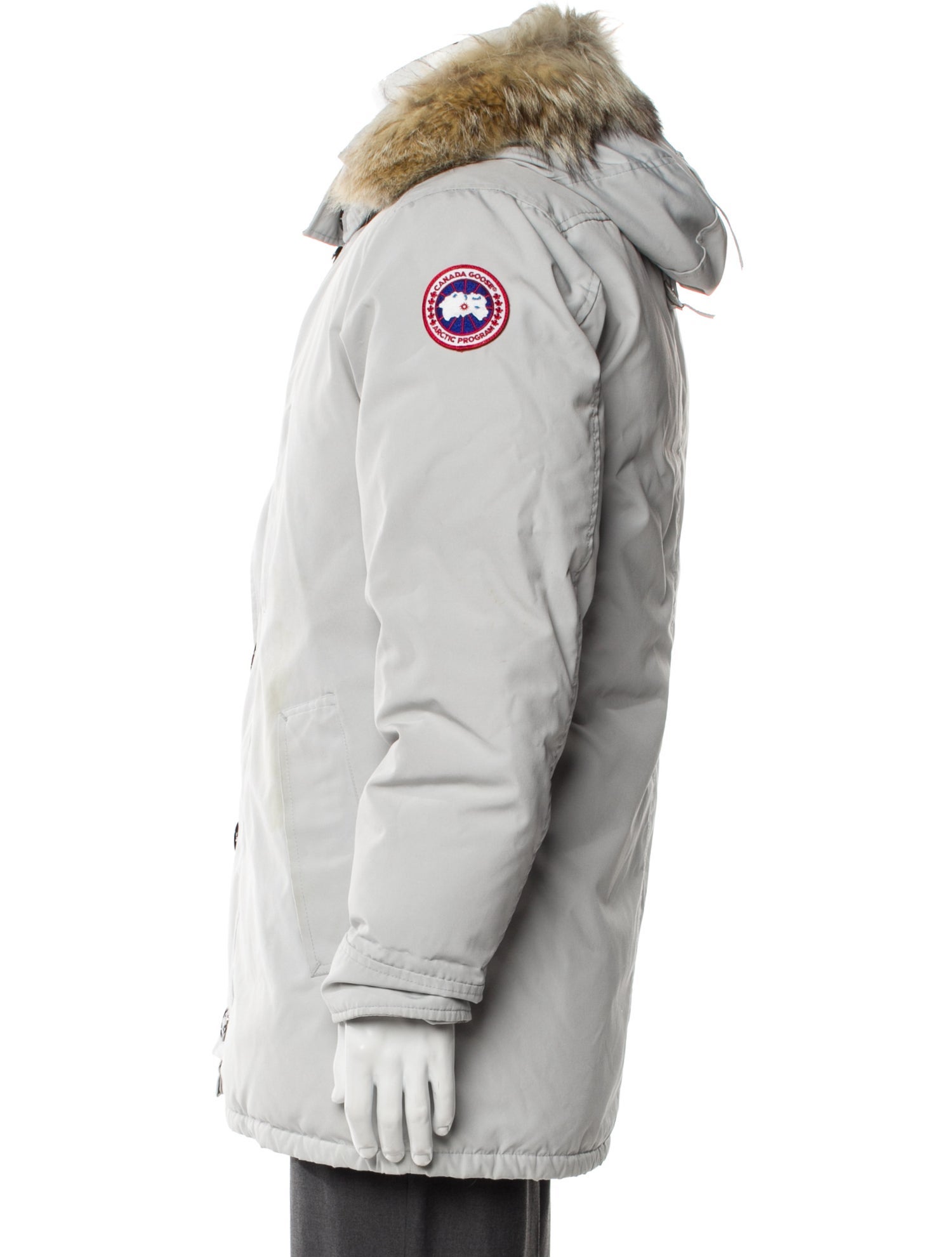 Canada Goose Plaid Print Parka