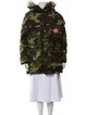 Canada Goose Down Camouflage Print Down Coat