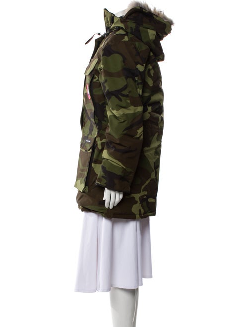 Canada Goose Down Camouflage Print Down Coat