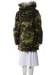 Canada Goose Down Camouflage Print Down Coat