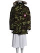 Canada Goose Camouflage Print Down Coat