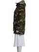 Canada Goose Camouflage Print Down Coat
